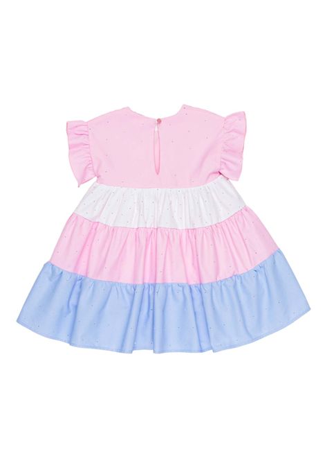 Abito girocollo U+E' BY MISS GRANT | UE2178MULTICOLOR